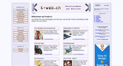 Desktop Screenshot of k-web.ch